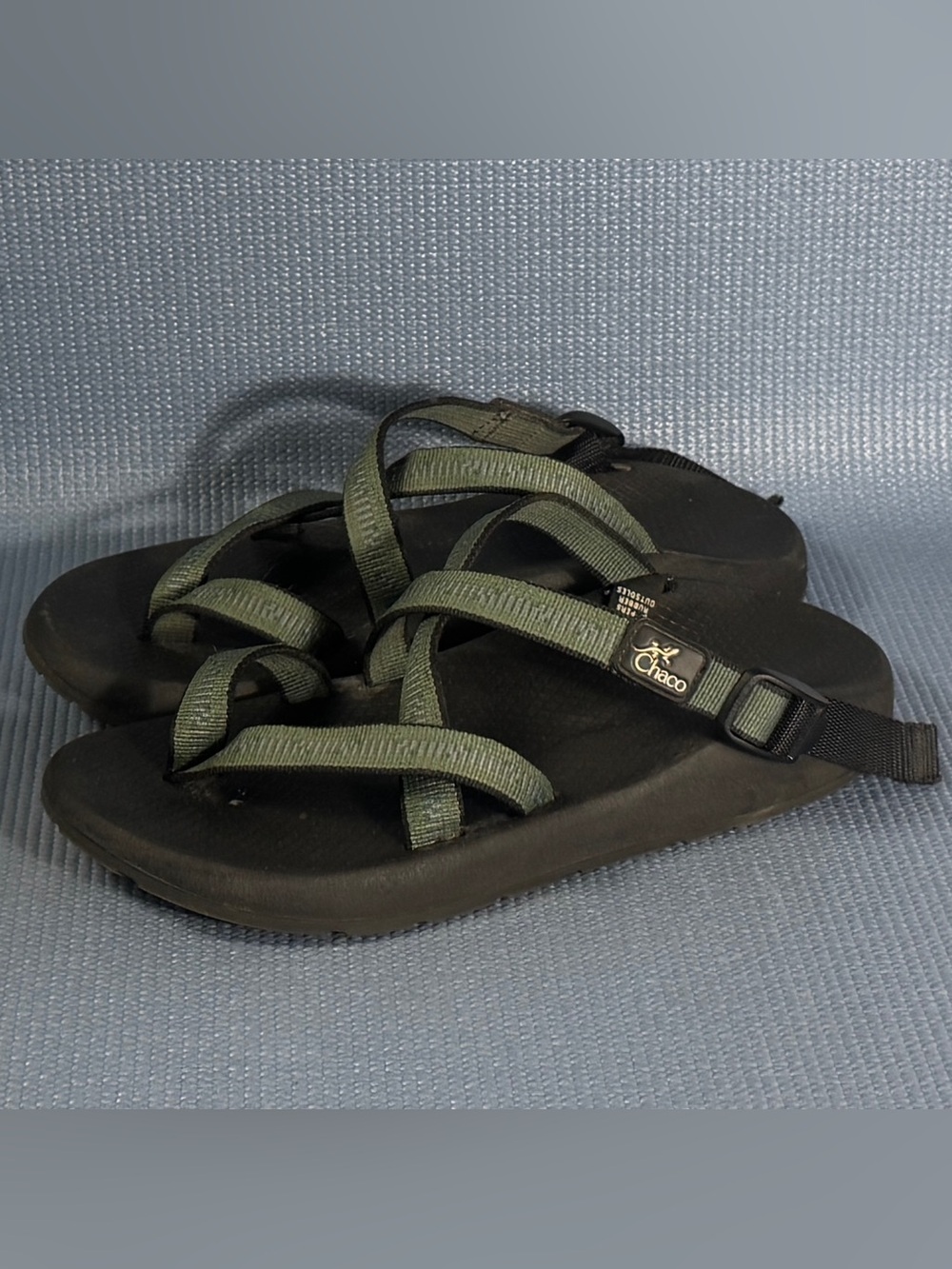 Chaco Chong Green Adjustable Outdoor Sandals Women’s Size 9
